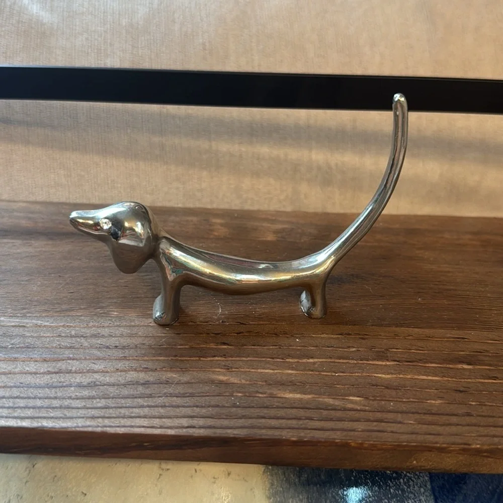 Chrome Plated Dog Ring Holder